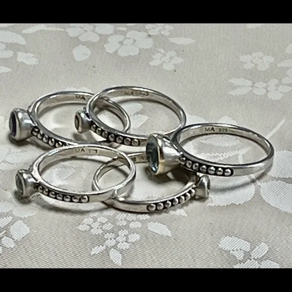 Stackable Ring Set, Size 7 - Picture 2 of 4